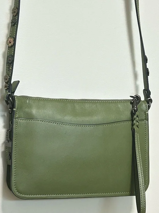 COACH 1941 Tea Rose Soho Glovetanned Leather Wristlet/Crossbody Bag - Picture 1 of 15